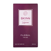 Skinn Titan Skinn 24Seven Floral Eau De Parfum for Women 100ml | Elegant & Long-Lasting Fragrance | Rose, Peony & Tuberose Notes | Ideal for Daily Wear & Special Occasions