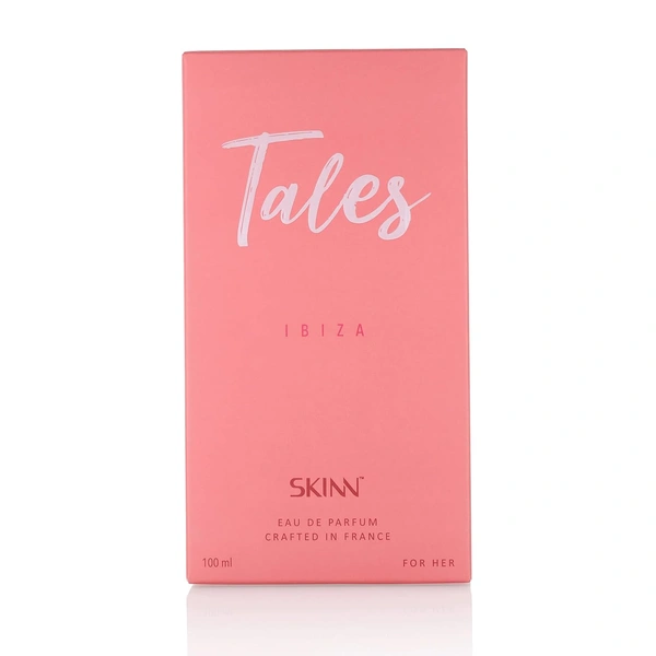 Skinn by Titan Tales Ibiza Aquatic Eau De Liquid Parfum for women 100ml | Refreshing & Long-Lasting Fragrance | Luxury Perfume with Floral & Woody Notes