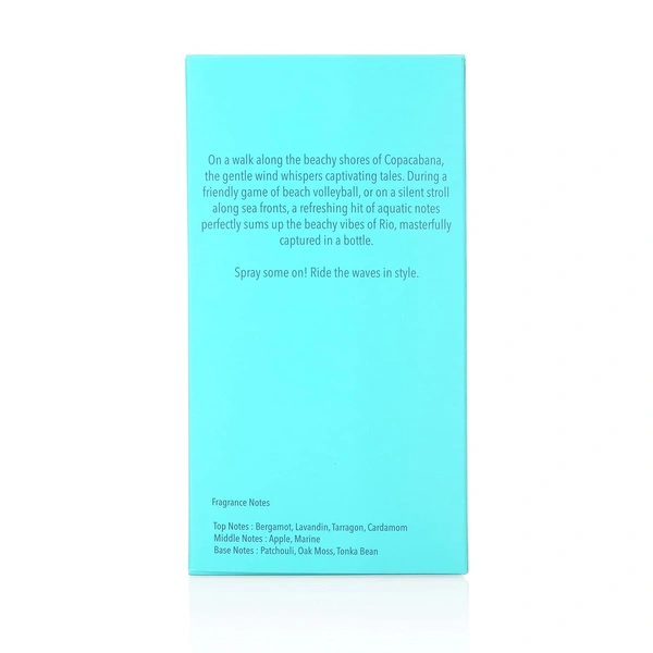 Skinn by Titan Tales Rio Aquatic Eau De Liquid Parfum for Men 100ml | Fresh & Refreshing Aquatic Fragrance | Perfect for Daily Wear & Long-Lasting Scent