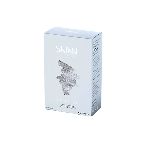 Skinn by Titan Skinn Titan Pristine Eau de Parfum for Women 100ml | Refreshing & Elegant Fragrance with Woody & Citrus Notes | Long-Lasting Perfume for Everyday Wea