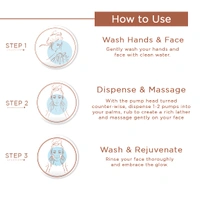 Spawake Ayurveda Rejuvenating Face Cleanser - 190ml | Refreshes Skin | Face Wash with Natural Extracts | Hydrating | Removes Dirt & Impurities | Dermatologically Tested | For All Skin Type