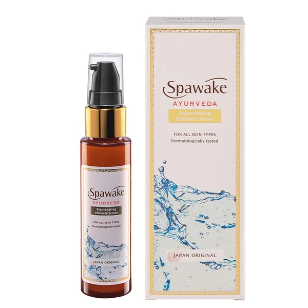 Spawake Ayurveda Rejuvenating Ultimate Serum - 35ml | Reduce Inflammation | Provide Hydrates | Radiance-Enhancing | Elasticity-Boosting | Lightweight & Non-Greasy | Lightweight Formula | For All Skin Types