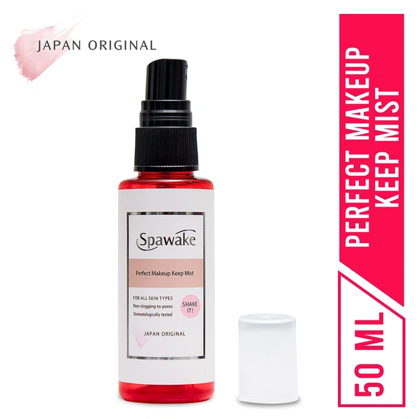 Spawake Perfect Makeup Keep Mist 50ml | Makeup Setting Spray | Long-lasting makeup finish | Pollution Protection | Smooth & Smudge Proof | Non Clogging to Pores| For All skin types