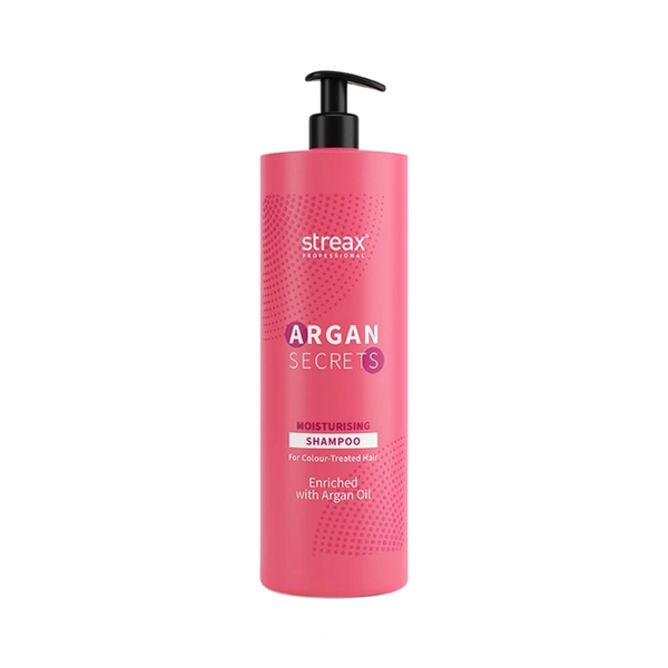 Streax Professional Argan Secrets Moisturizing Shampoo, 1500 ml
