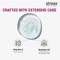 Streax Professional Canvoline Hair Serum | Lightweight Shine & Frizz Control for Treated Hair | For Straight & Silky hair | Paraben & Silicon free | Split-End Protection | 100ml