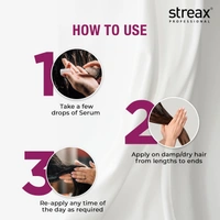 Streax Professional Canvoline Hair Serum | Lightweight Shine & Frizz Control for Treated Hair | For Straight & Silky hair | Paraben & Silicon free | Split-End Protection | 100ml