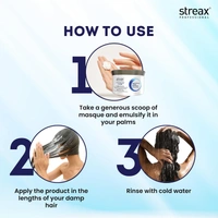 Streax Professional Vitariche Hair Care 500g | Smooth & Shine Masque | Fresh Fragrance |Dry Hair