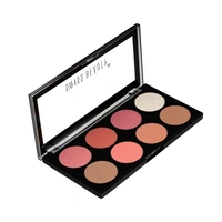 Swiss Beauty 8-in-1 Ultra Blush Palette | Pigmented Blusher | Flawless Glow | Matte & Shimmer Finishes | Get Radiant, Long-Lasting | blendable shades | Shade-3 , 16gm