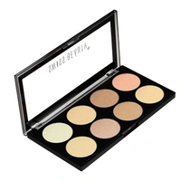 Swiss Beauty 8-in-1 Ultra Blush Palette | Pigmented Blusher | Flawless Glow | Matte & Shimmer Shades for All-Day Glow | Get Radiant, Long-Lasting | Highlight & Contour| blendable shades | Shade-5, 16gm