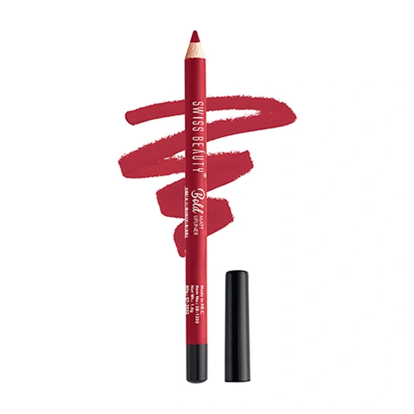Swiss Beauty Bold Matte Lip Liner 1.6g | Royal Red 01 | Moisturises Lips
