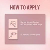 Swiss Beauty Bold Matte Lip Liner 1.6g | Pinky Crush 10 | Moisturises Lips