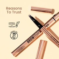 Swiss Beauty BROWmance Pen Shade 02 Medium Brown 1ml | 4D Microblading Effect | Fills Sparse Brows | Waterproof & Smudge-Proof | 8-Hour Stay | Natural Hair-Like Brow Strokes
