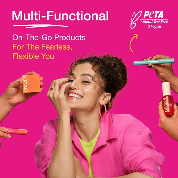 Swiss Beauty Craze Baesic Palette � 6g | 4-in-1 Multi-Face Palette | Versatile Matte & Shimmer Shades | Portable Eyeshadow for On-the-Go Looks | Perfect Matte & Shimmer Combo | Long-Lasting, Rich Pigmented Shades | Shade- Delulu