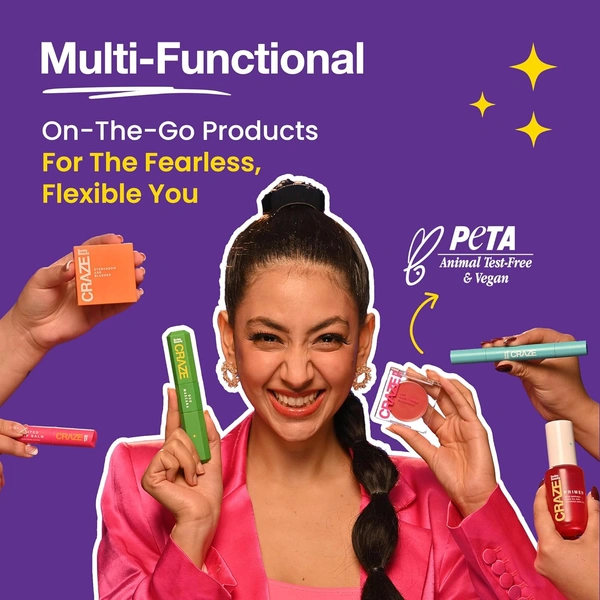 Swiss Beauty Swiss beauty Craze Duo Mascara 20ml | 2-in-1 Volumizing and Lengthening Mascara | With Smudge-Proof, Clump-Free Mascara | Waterproof | Dual-Ended for Dramatic Lashes | Intense Black Colour