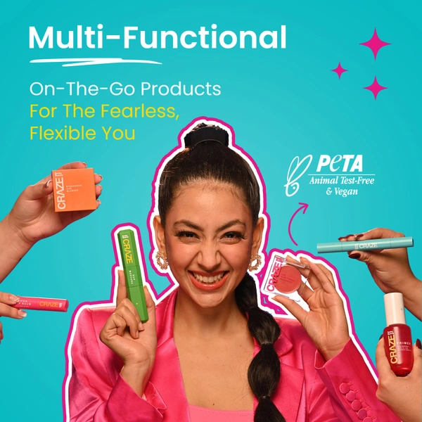 Swiss Beauty CRAZE Eyeliner and Stamp Duo | Winged Eyeliner Stamp & Pen | Waterproof, Smudge-Proof | Quick & Easy Application | Long-Lasting | Perfect Wing Every Time