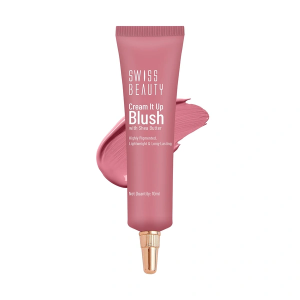Swiss Beauty Cream It Up Blusher 10ml, Cheek-o-Pink 05