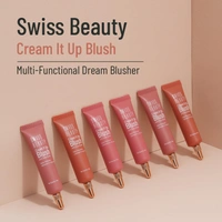 Swiss Beauty Cream It Up Blusher 10ml, Cheeky Peach 03