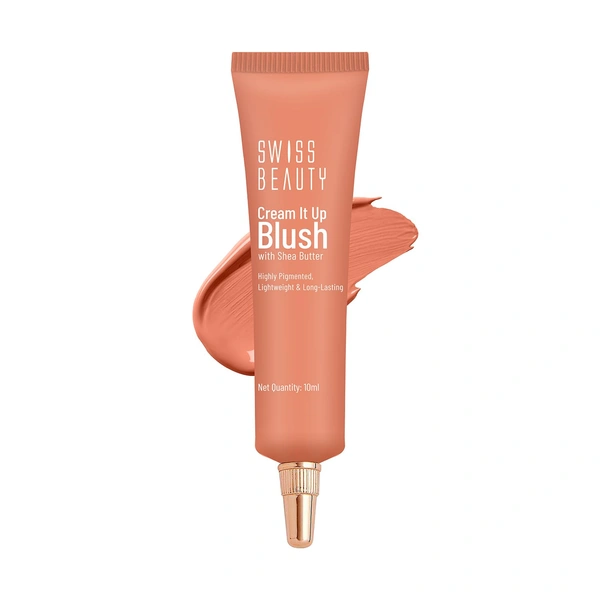 Swiss Beauty Cream It Up Blusher 10ml ,Copper Cheeks 04