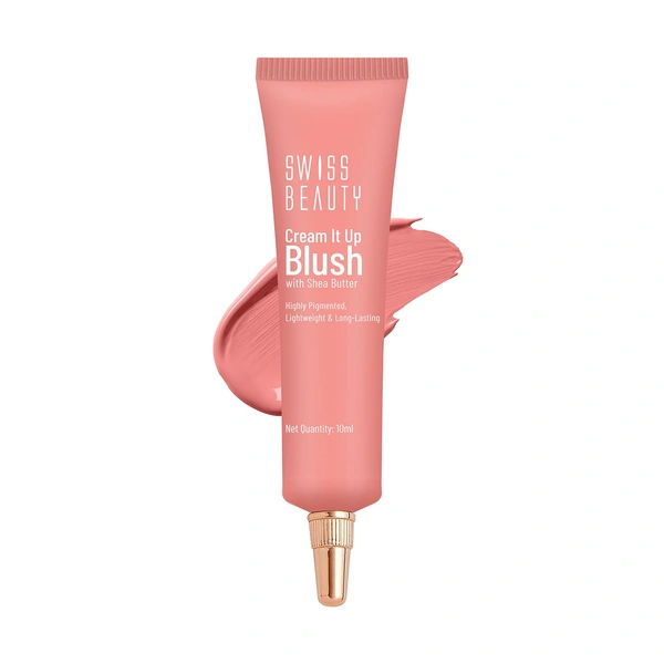 Swiss Beauty Cream It Up Blusher 10ml, Rosy Cheeks 01