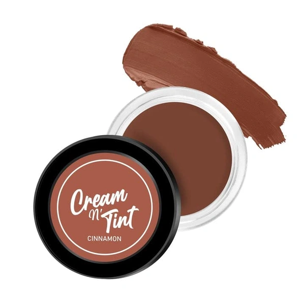 Swiss Beauty Cream N Tint For Lip, Cheek and Eyeshadow8g | Multi-Purpose | Natural Flushing Glow | Long lasting | easily blendable | Cinnamon | Shade - 02