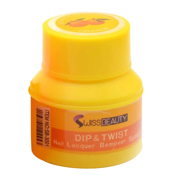 Swiss Beauty Dip & Twist Nail Polish Remover 30ml | Orange 02 | Chemicals Free