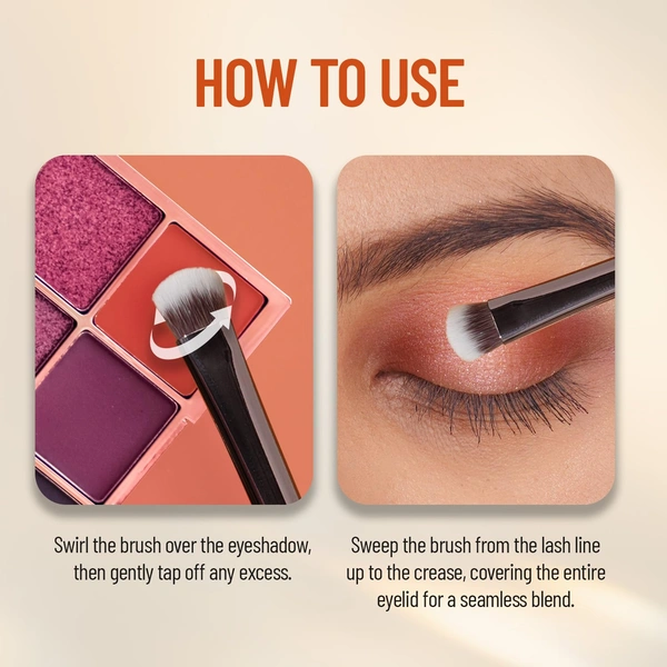 Swiss Beauty Eyeshadow Brush 1pc | Perfect For Flawless Finish