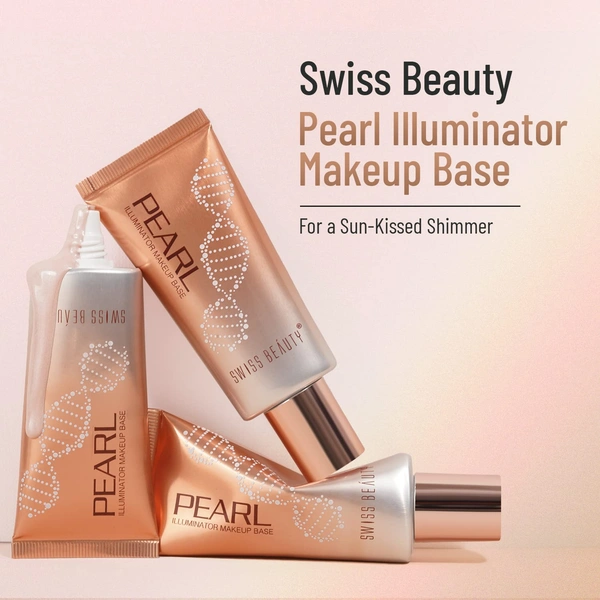 Swiss Beauty Foundation Golden-Pink Illuminator Liquid | Lightweight, Blendable & Long-Lasting | Multi-Use Highlighter for a Radiant, Dewy & Sun-Kissed Glow