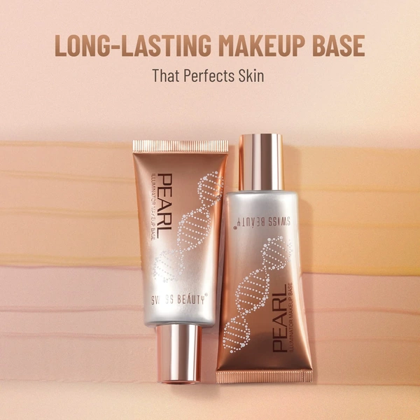 Swiss Beauty Foundation Golden-Pink Illuminator Liquid | Lightweight, Blendable & Long-Lasting | Multi-Use Highlighter for a Radiant, Dewy & Sun-Kissed Glow