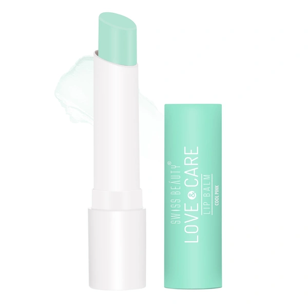 Swiss Beauty Fresh-Mint Love & Care Lip Balm SPF 15 | Hydrating & Nourishing | Protects, Softens & Adds a Natural Tint | Enriched with Shea Butter & Vitamin E