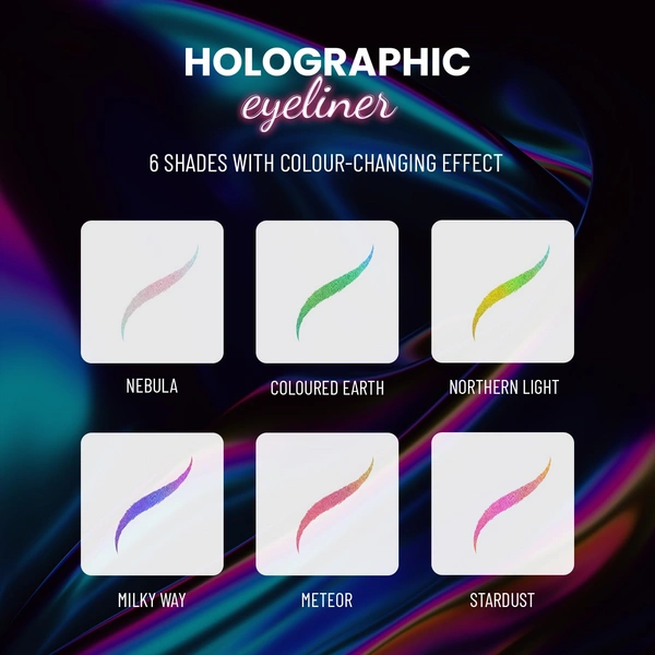 Swiss Beauty Holographic Shimmery Eyeliner, Stardust 0.2g
