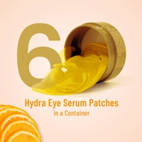 Swiss Beauty Hydra Eye Serum Patch 60pcs | Anti-Aging | Hydrating & Brightening Eye Care | Reduce Fine Lines And Wrinkles | Treats Dark Circles | Shade - Gold