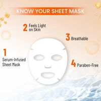 Swiss Beauty Illuminating Sheet Mask 20ml | With Rice Water & Niacinamide | Serum-infused Sheet mask | Minimizes open pores | Purifies & Reduces Excess Oils | Smooth & Clear Skin | Radiant skin mask | 20ml