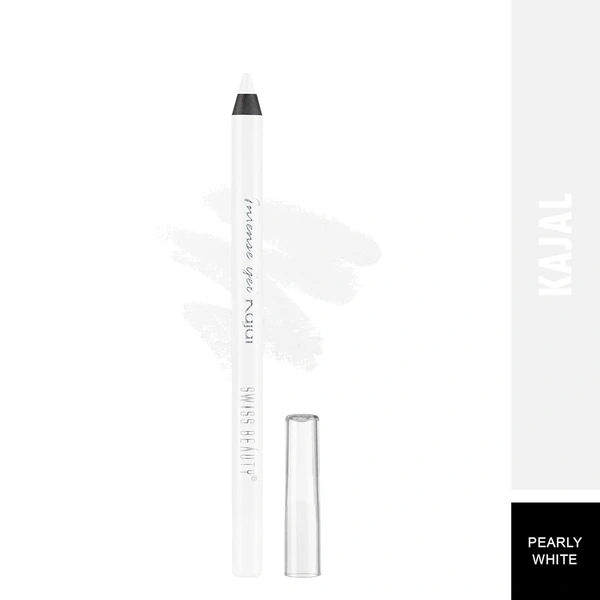 Swiss Beauty Intense Gel Kajal Pearly White 07 1.2g | Long-Lasting | Eye Makeup