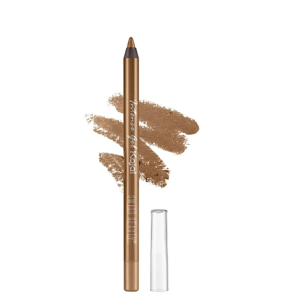 Swis Beauty Swiss Beauty Intensegel Kajal Eyeliner 1.2g - Bronze | Smooth Matte Finish | Long-Lasting, Smudge-Proof, Deep Pigmentation | Perfect Eye Makeup for All Occasions