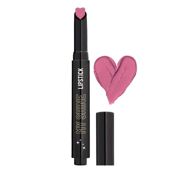 Swiss Beauty My Shine Creamy Lipstick It's Rouge Shade 08 | Enriched with Vitamin E| Intense Shine & Long-Lasting | Hydrating, Smooth & Glossy Finish