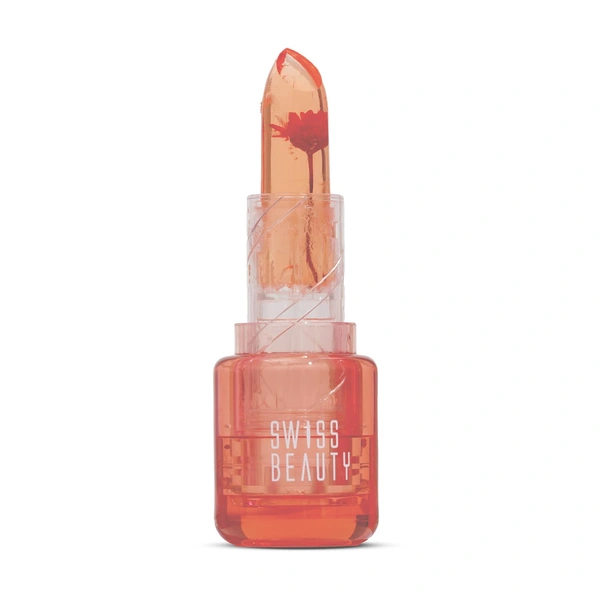 Swiss Beauty Jelly Bloom pH Lip Balm 3.6g with Coral Kiss Shade | Colour-Changing Tint | Hydrating & Vegan Lip Care | Vitamin E, Paraben-Free & Cruelty-Free