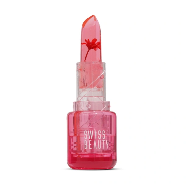Swiss Beauty Jelly Bloom pH Lip Balm 3.6g with Rose Pop Shade | Colour-Changing Tint | Hydrating & Vegan Lip Care | Vitamin E, Paraben-Free & Cruelty-Free