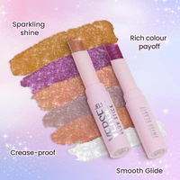 Swiss Beauty Jelly Verse Glow Stick Shade 01 Star Shower | Multi-Use Glow Stick for Eyes, Lips & Cheeks | Rich Colour Payoff, Sparkling Shine, Crease-Proof Jelly Texture