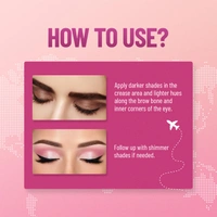 Swiss Beauty Grand Arrival Party 24/7 Passport Eyeshadow Palette 03, with 12 Highly Pigmented Shades | Matte, Shimmer & Glitter Finishes | Long-Lasting & Travel-Friendly