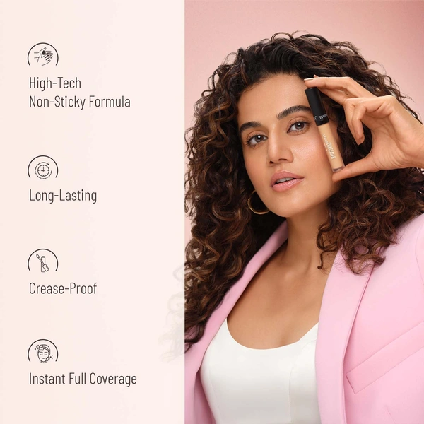 Swiss Beauty Liquid Concealer 6g Shade-Yellow|Full Coverage|Hide Blemishes at One Strock With Matt Finsh|Ligh Weight Concealer