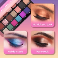 Swiss Beauty Major One Eyeshadow Palette | with 21 Highly blendable shades | Bold & Pigmented Palette | Blend of Mattes, Metallics and Shimmers | Versatile eyeshadow palette | Long-Lasting | 20g