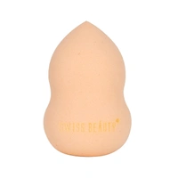 Swiss Beauty Makeup Blender Shade - 01 | Makeup Buddy Beauty Blender | Blender for Flawless Application | High Definition Finish | Airbrushed finish sponge | Smooth, Streak-Free Finish | Wet and dry makeup tool | Shade - 01