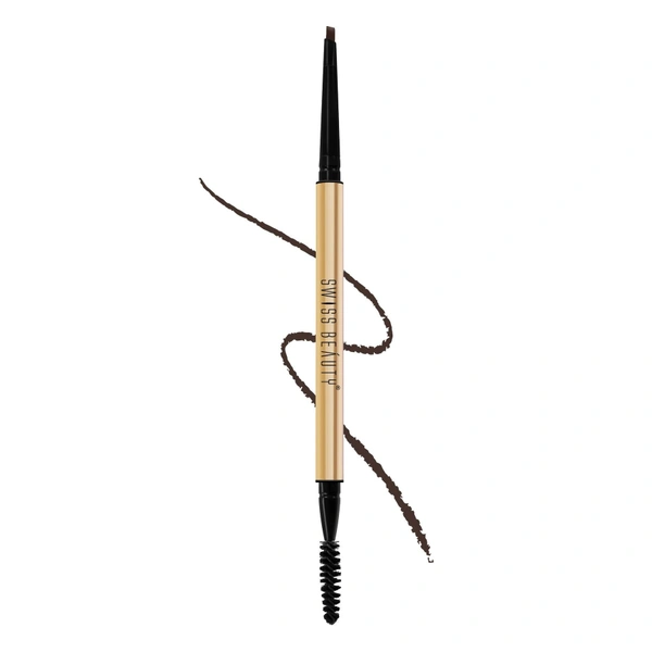 Swiss Beauty Micro Precision Eyebrow Pencil 0.1g | Deep Brown 02 | Blend Seamlessly
