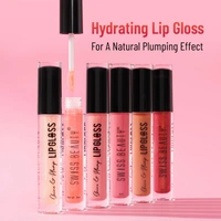 Swiss Beauty Peach Shade Shine & Plump Lip Gloss, Glass-like Shine | Non-Sticky, Smooth & hydrating Formula | Nourishing Formula for Fuller, Glossy Lips