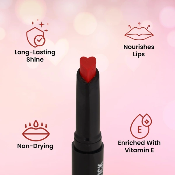 Swiss Beauty My Shine Creamy Lipstick Candyman Pink Shade 05 | Enriched with Vitamin E| Intense Shine & Long-Lasting | Hydrating, Smooth & Glossy Finish