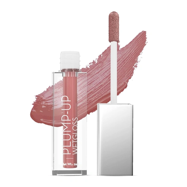 Swiss Beauty Plump-Up Wetgloss - Deep Desire | Ultra-Glossy Finish | Glass-Like Shine | Hydrating & Lightweight | Easy Glide Formula | Fuller, Plumper Lips