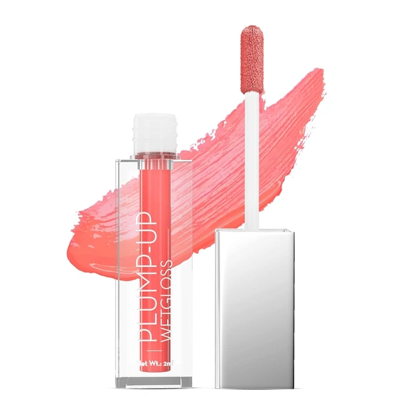 Swiss Beauty Plump-Up Wetgloss - Paint The Town | Ultra-Glossy Finish | Glass-Like Shine | Hydrating & Lightweight | Easy Glide Formula | Fuller, Plumper Lips