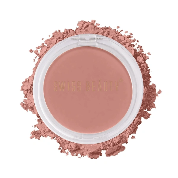 Swiss Beauty Professional Blusher Bliss Peach Matte 4gm | High-Colour Payoff | Lightweight | Long-Lasting & Blendable Formula for a Natural & Radiant Look