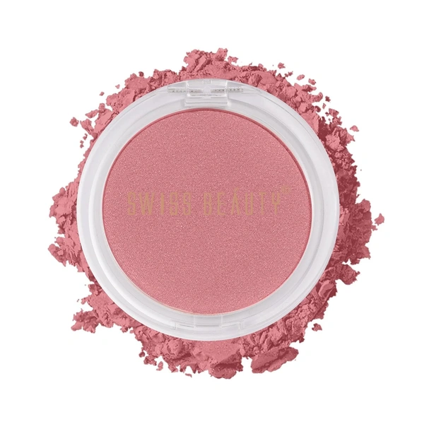 Swiss Beauty Professional Blusher Deep Plump Matte 4gm | High-Colour Payoff | Lightweight | Long-Lasting & Blendable Formula for a Natural & Radiant Look