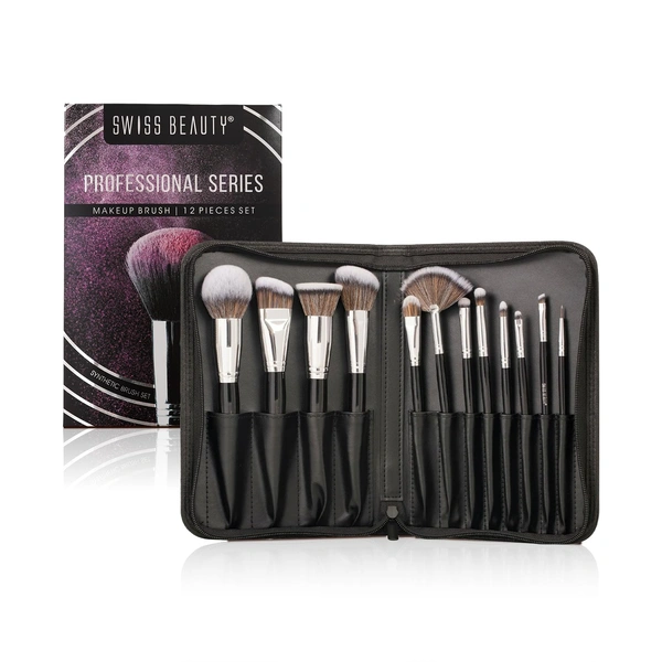 Swiss Beauty Professional Brush Set 12pcs | Durable And Long Lasting